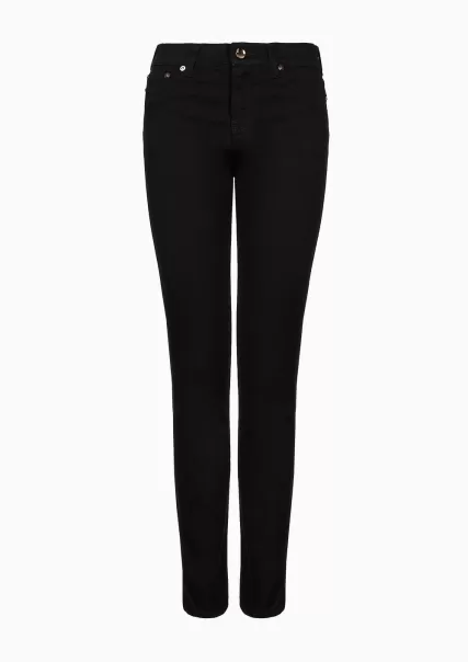 Vendre Black Jeans Femme Pantalon 5 Poches Coupe Slim En Coton Stretch