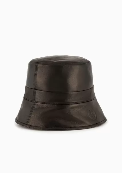 Vente Black Chapeau Cloche En Nappa Réversible Chapeaux Et Gants Femme