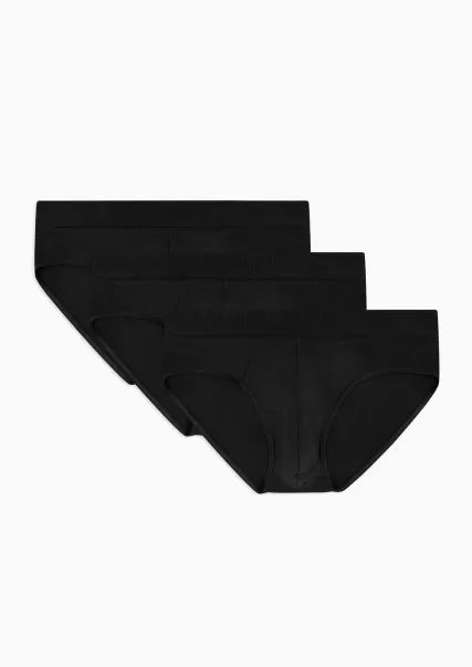 Homme Sous-Vêtements Black Qualité Reconnue Lot De Trois Slips En Jersey Stretch