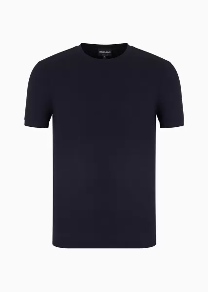 Homme Stimulant T-Shirts Coupe Standard Blu  Navy T-Shirts
